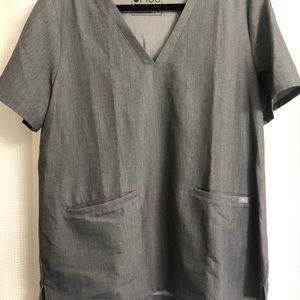 Casma Three Pocket Scrub Top - Size XL Graphite